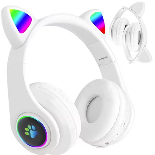 Drahtlose Bluetooth-Kopfhörer FM-Radio MP3 - Weiß