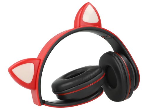 Drahtlose Bluetooth-Kopfhörer FM-Radio MP3 - Rot