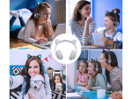 Drahtlose Bluetooth-Kopfhörer FM-Radio MP3 - Weiß
