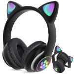 Drahtlose Bluetooth-Kopfhörer FM-Radio MP3 - Schwarz