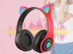 Drahtlose Bluetooth-Kopfhörer FM-Radio MP3 - Rot