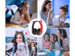 Drahtlose Bluetooth-Kopfhörer FM-Radio MP3 - Rot